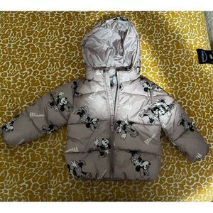 Toddler Minnie‎ mouse H&M puffer jacket